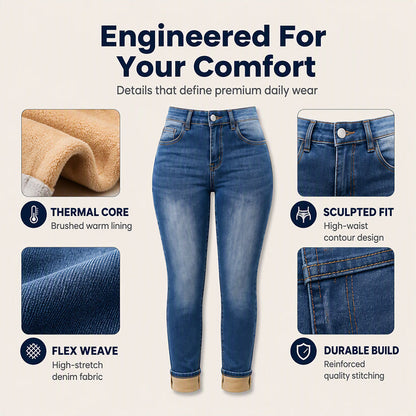Women's Casual Stretchy High-Waisted Jeans