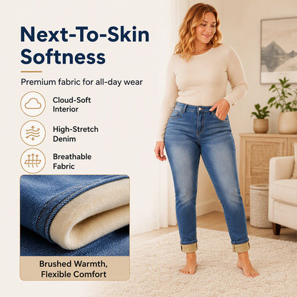 Women's Casual Stretchy High-Waisted Jeans