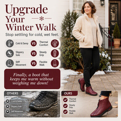 ❄️ Women's Non-Slip Winter Warm Boots | Slip-Resistant & Cozy – Safe Steps on Ice & Snow ✨