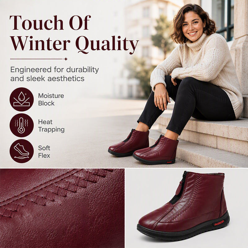 ❄️ Women's Non-Slip Winter Warm Boots | Slip-Resistant & Cozy – Safe Steps on Ice & Snow ✨