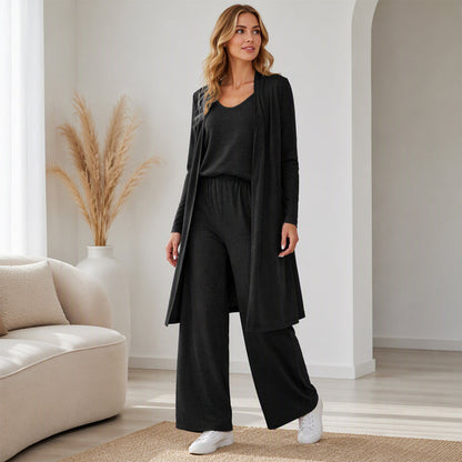👗Elegant 3-Piece Set, Effortless Styling – Women's Long Sleeve Elegant Set ✨