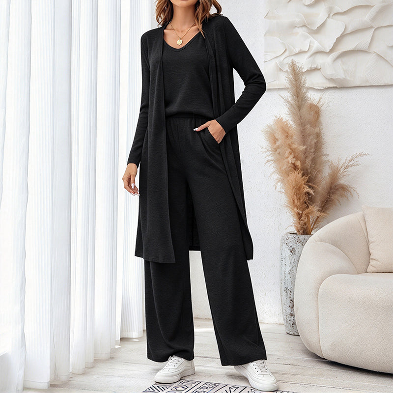 👗Elegant 3-Piece Set, Effortless Styling – Women's Long Sleeve Elegant Set ✨