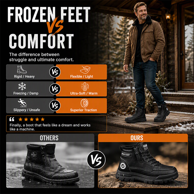 ✨Men's Winter Non-Slip Warm Lining Boots