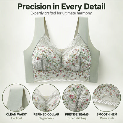💖Black Friday Mega Deal – 50% off!💖🎀Women's Seamless Floral Lace Support Bra