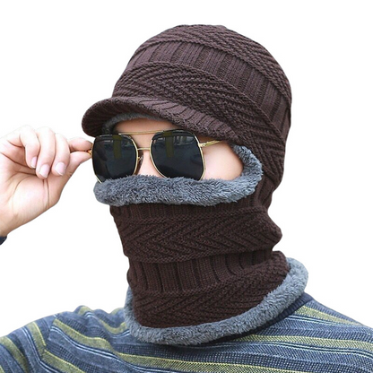 3-in-1 Winter Balaclava, Insulated Hood with Protective Goggles