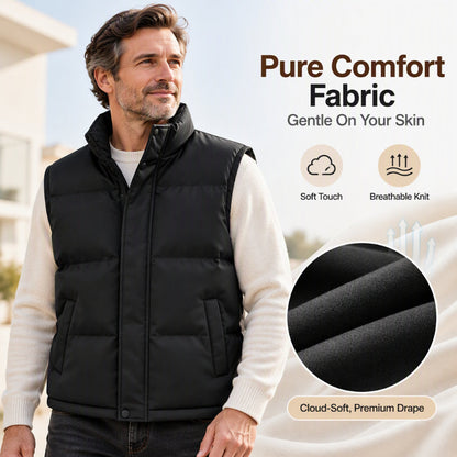 Youth Stand Collar Windproof  Thermal Vest