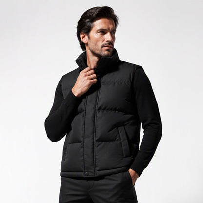 Youth Stand Collar Windproof  Thermal Vest