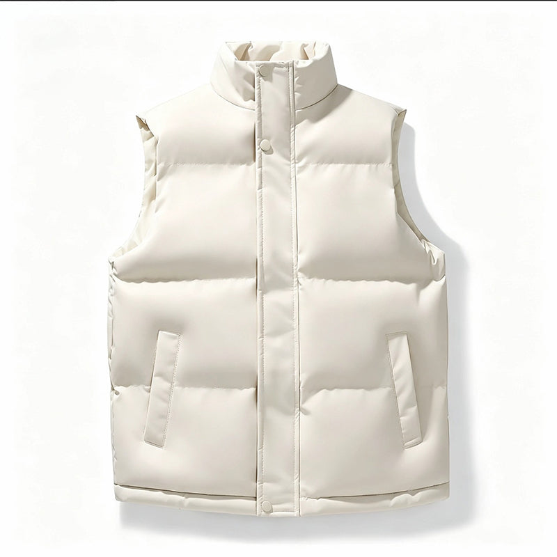 Youth Stand Collar Windproof  Thermal Vest