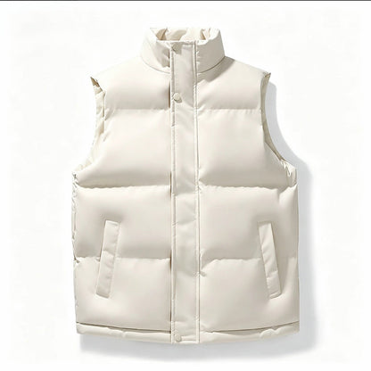 Youth Stand Collar Windproof  Thermal Vest