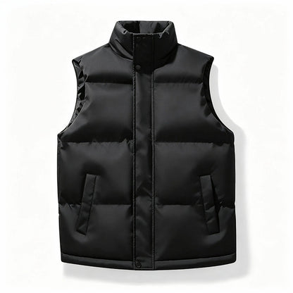 Youth Stand Collar Windproof  Thermal Vest
