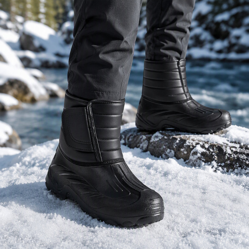 🌨️ Waterproof Winter Boots with Fleece Lining — All-Weather Mud-Resistant and Non-Slip ❄️