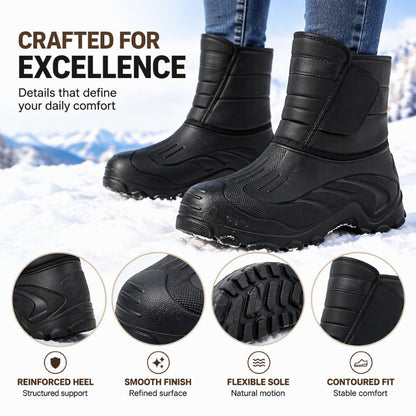 🌨️ Waterproof Winter Boots with Fleece Lining — All-Weather Mud-Resistant and Non-Slip ❄️