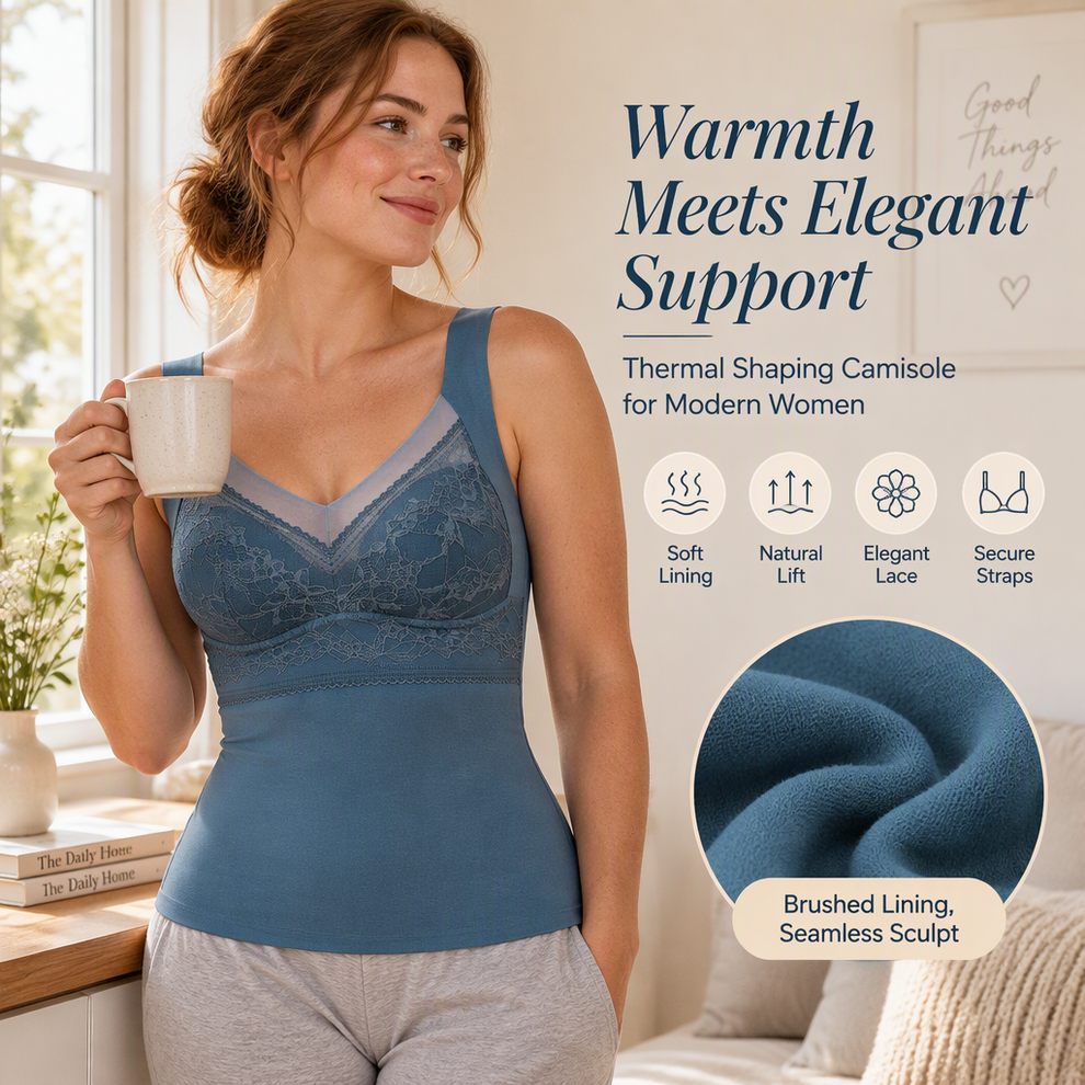 Women's Slim Fit Thermal Camisole with Built-In Bra – zenyie