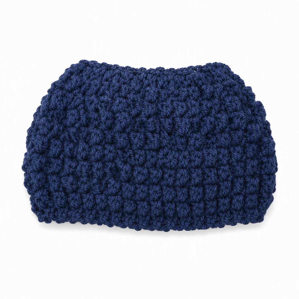 Women Winter Warm Knitted Ear Warmer Headband Wide Floral Hair Accessory