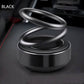 Solární rotační dvojitý kruhový závěsný automobilový aromaterapeutický ornament