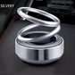 Solární rotační dvojitý kruhový závěsný automobilový aromaterapeutický ornament