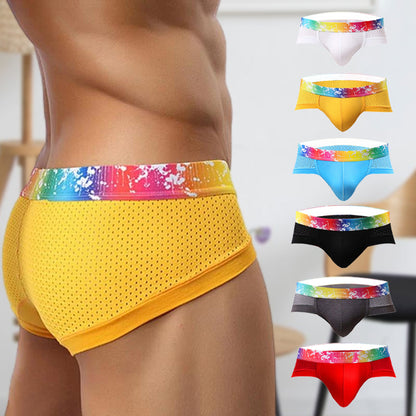⚡ Pánské sexy prodyšné spodní prádlo s nízkou výškou⚡ (Koupit více, ušetřit více)